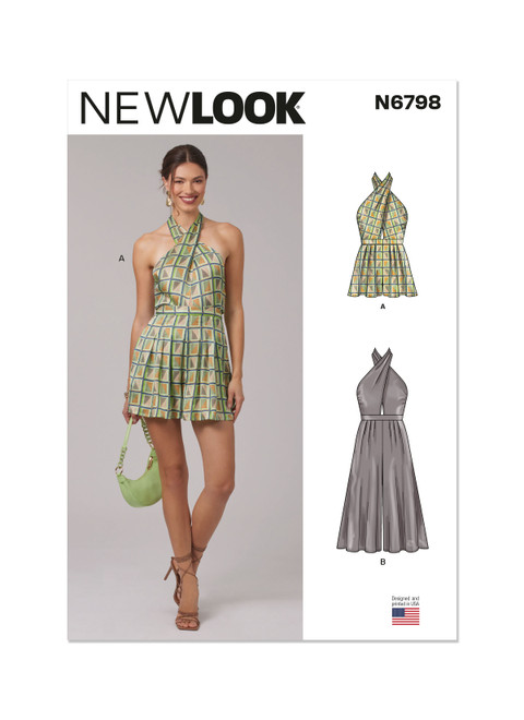 New Look Sewing Pattern Misses' Romper and Jumpsuit - N6798 - Size - 6-16