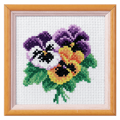 Cross Stitch Kit: Pansy  - ORC.7511