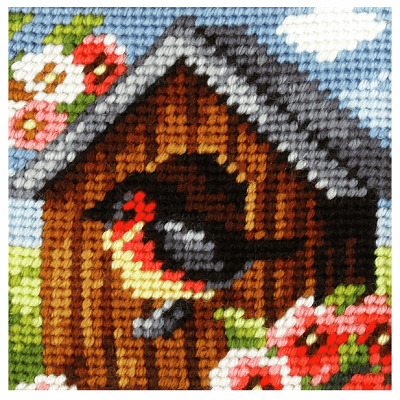 My First Embroidery Kit: Bird House  - ORC.9612