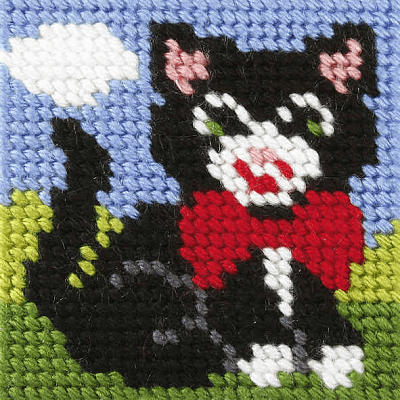 My First Embroidery Kit: Mini: Kitten - ORC.9632