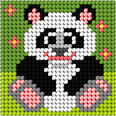 My First Embroidery Kit: Mini: Panda - ORC.9646