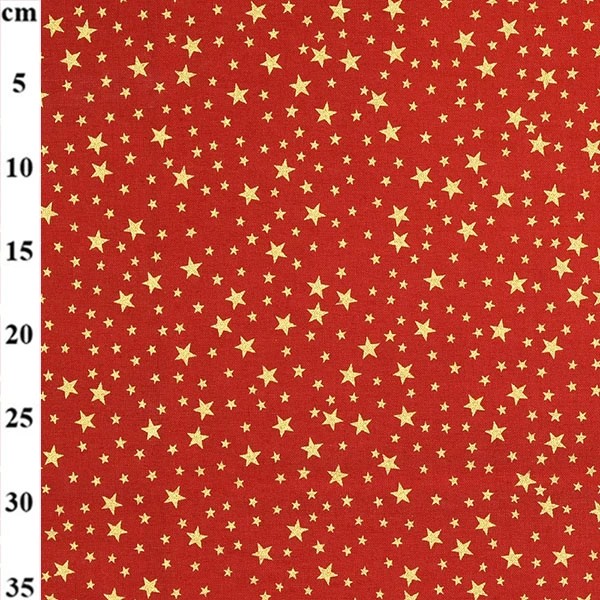 100% Cotton Christmas Print - 01-P303 - Red