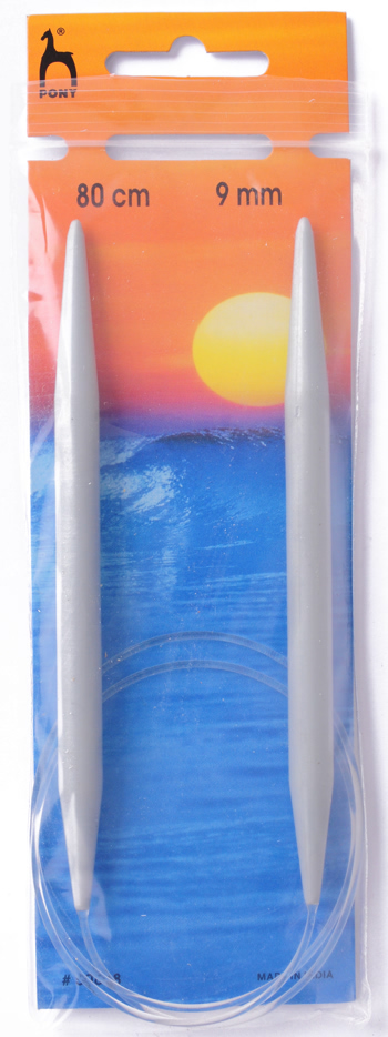 P50668 - 80cm x 9mm Pony Circular Knitting Pin 