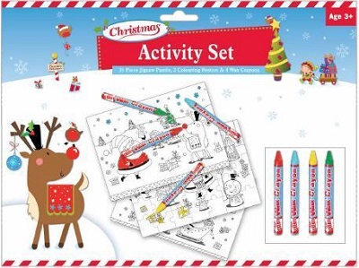 XMS XALY Christmas activity set - Ready wrapped in Christmas paper