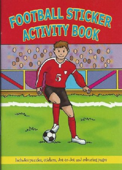 PBT FOA6SB  A6 Football sticker activity book