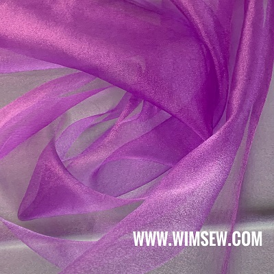 Poly Organza - E3 Lavender - 1m or 0.5m 