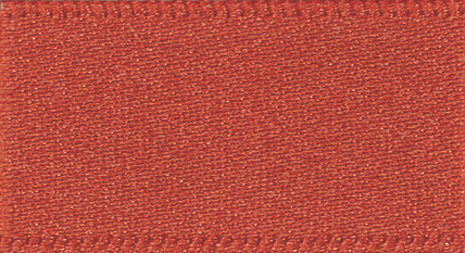 Double Faced Satin Ribbon Rust 55 - 1m.