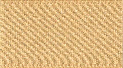 Double Faced Satin Ribbon Honey Gold 678 - 1m.