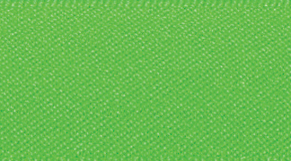 Double Faced Satin Ribbon Fluorescent Green 6847 - 1m.