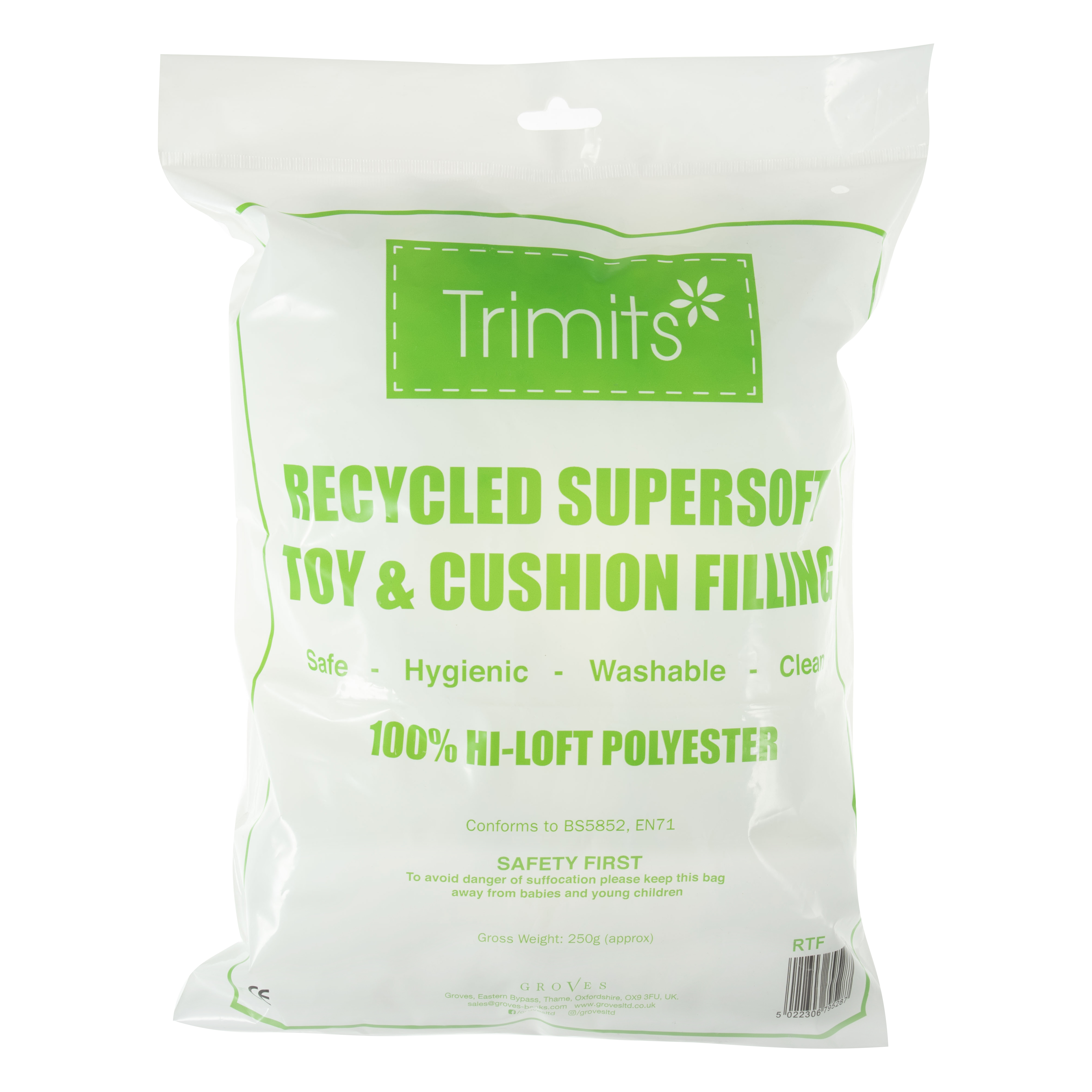 Toy Filling / Stuffing: Recycled: 250g - RTFA2