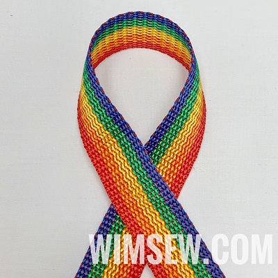 Rainbow 1 - 25mm Strapping (Red, Orange, Yellow, Green & L Blue)