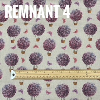 REM 4 - 1.2m Poly Cotton (80%c -20%p) 54"/137cm wide (soft furnishing fabric) Light BG (2 available)