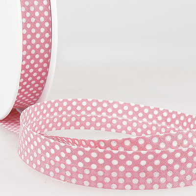 Cotton 20mm Bias Binding -1m - S1667D000\074 - Dot - Light Pink