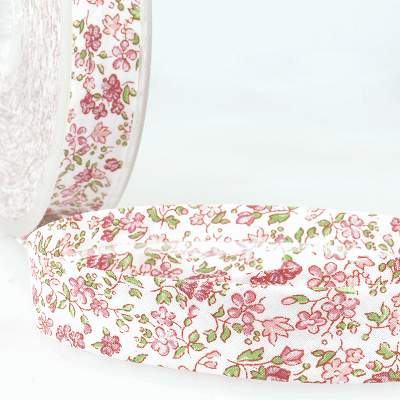 Polycotton 20mm Bias Binding -1m - S1743D000\074 Floral Pink