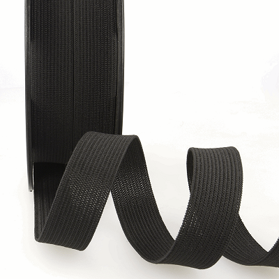 S1908B Ribbon: Elastic - Black 014 - 1m