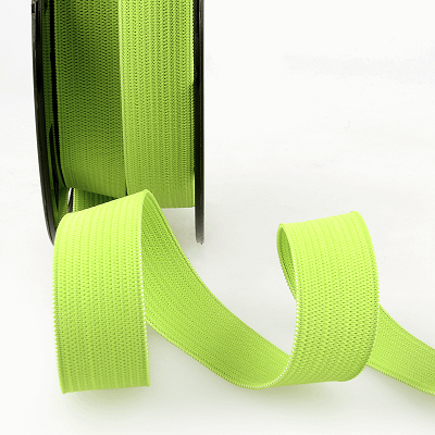 S1908B Ribbon: Elastic - Anise Green 016 - 1m
