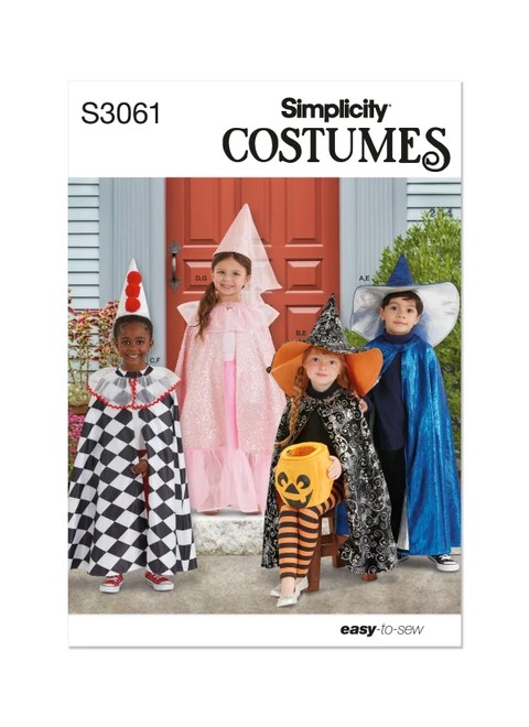 Simplicity Sewing Pattern Children's Costumes - S3061 - 3-8 (D)