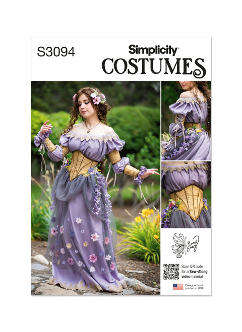 Simplicity Sewing Pattern Misses' Costume by Raine Emery - S3094 - 6-14 or 16-24 (D)