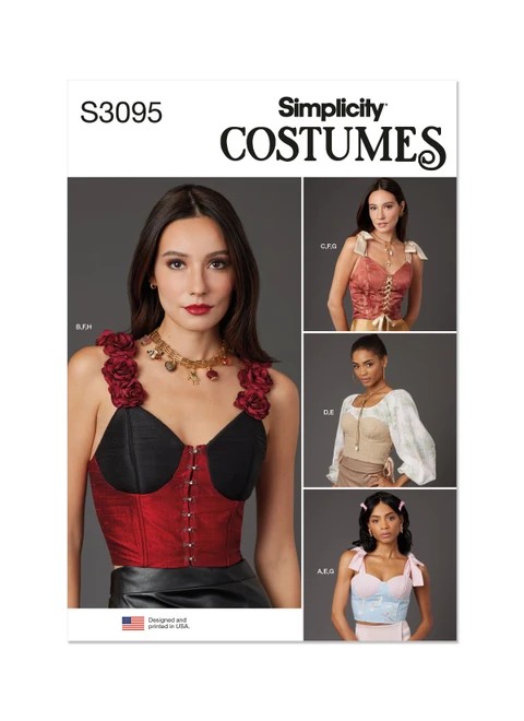Simplicity Sewing Pattern Design Your Own Corset - S3095 - 8-16 or 18-26 (A,L,N)