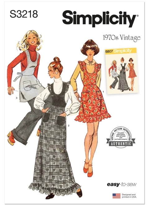 Simplicity Sewing Pattern Misses' Jumpers and Tunic - S3218 - 8-16 or 18-26 (K)