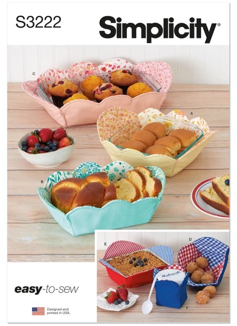 Simplicity Sewing Pattern Patchwork Cozies - S3222 - Size - One Size (K)