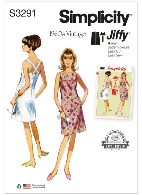 Simplicity Sewing Pattern - COMING SOON - S3291