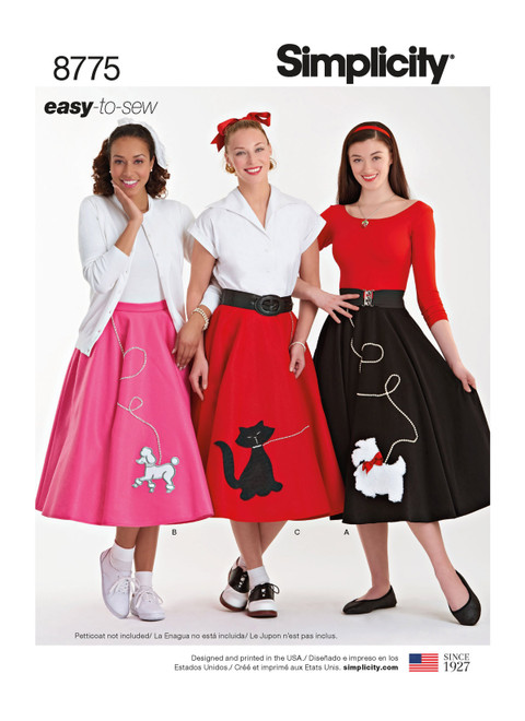 Simplicity Sewing Pattern Misses' Costumes - S8775 - 6-14 or 14-22 (A,L,N)