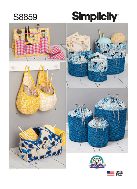 Simplicity Sewing Pattern Organizers - S8859 - Size - One Size (K)