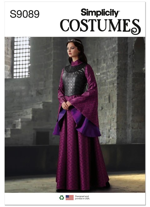 Simplicity Sewing Pattern Misses' Fantasy Costume - S9089 - 6-14 or 14-22 (D)