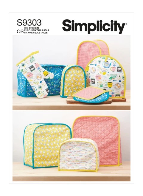 Simplicity Sewing Pattern Appliance Covers - S9303 - Size - One Size (K)