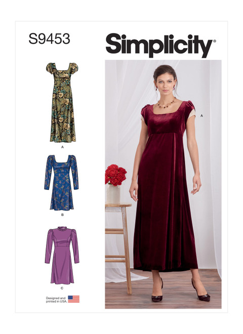 Simplicity Sewing Pattern Misses' Dress - S9453 - 6-14 or 16-24 (A,L,N)
