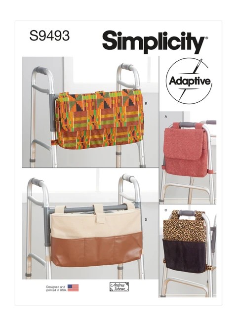 Simplicity Sewing Pattern Walker Bags - S9493 - One Size (A,L,N)