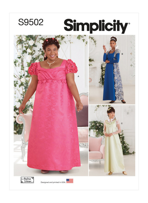 Simplicity Sewing Pattern Misses' and Women's Costumes - S9502 - 10-18 or 20w-28w (A,L,N)
