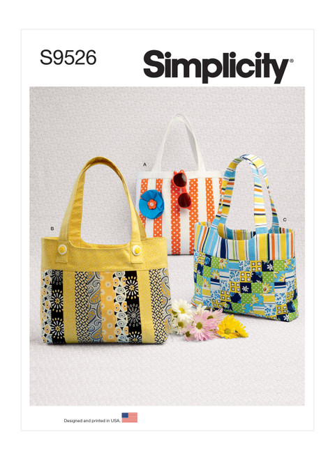 Simplicity Sewing Pattern Handbags - S9526 - Size - One Size (K)