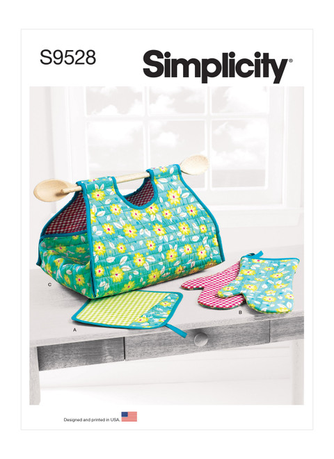 Simplicity Sewing Pattern Pot Holder, Mitt, Casserole Carrier - S9528 - Size - One Size (K)