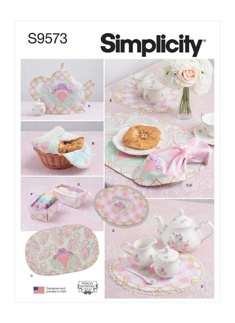 Simplicity Sewing Pattern Tabletop Accessories - S9573 - One Size (A,L,N)