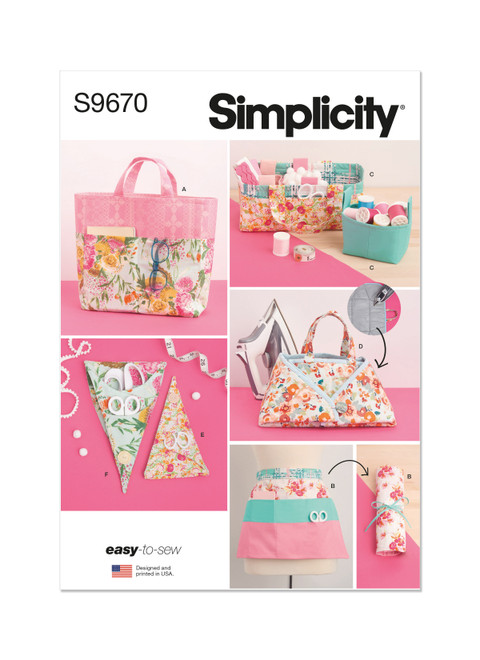 Simplicity Sewing Pattern Sewing Room Accessories - S9670 - Size - One Size (U)