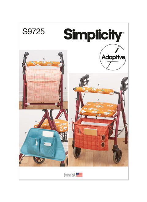 Simplicity Sewing Pattern Wheeled Walker Accessories - S9725 - Size - One Size (U)