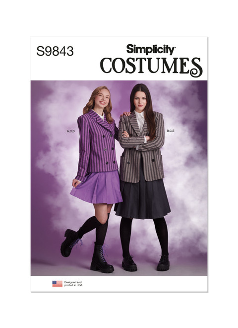 Simplicity Sewing Pattern Misses' Costume - S9843 - 6-14 or 16-24 (D)