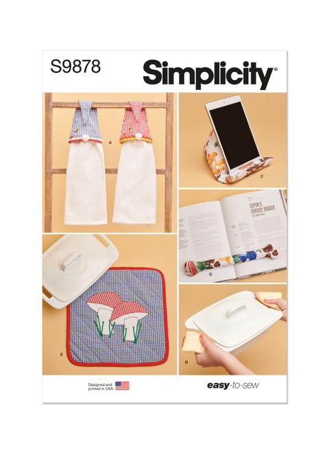 Simplicity Sewing Pattern Kitchen Accessories - S9878 - Size - One Size (U)