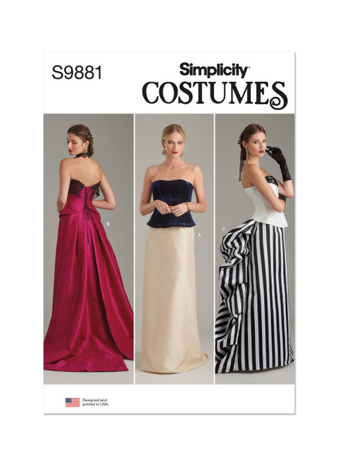 Simplicity Sewing Pattern Misses' Skirts - S9881 - Size - 6-16 (D)