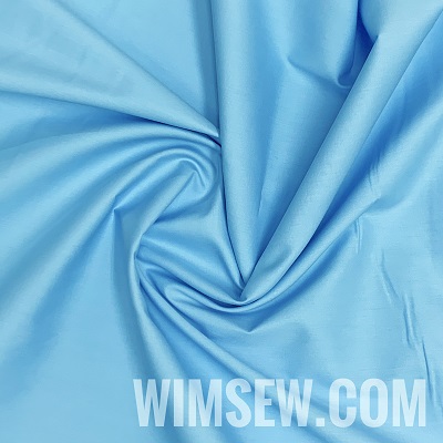 100% Cotton Fabric - Sky Blue - 1m or 0.5m (EP) 