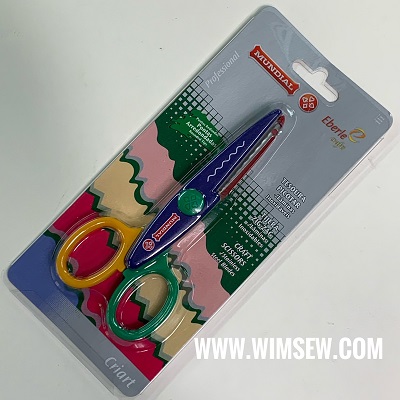 Mundial Paper Craft Scissors - Small Wave (Purple)