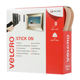 1 metre Velcro Stick On 20mm - Ecru