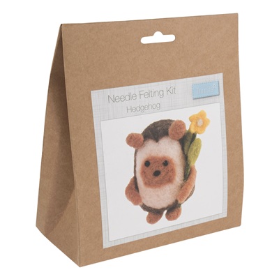 Needle Felting Kit: Hedgehog  - TCK004