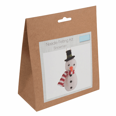 Needle Felting Kit: Snowman  - TCK008