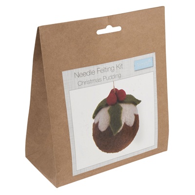 Needle Felting Kit: Xmas Pud - TCK009