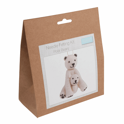 Needle Felting Kit: Polar Bear - TCK010