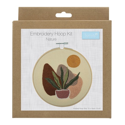 Embroidery Kit with Hoop: Nature - TCK049