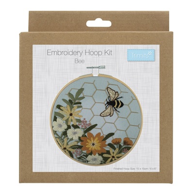 Embroidery Kit with Hoop: Bee - TCK050